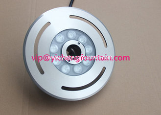 China 220mm Dia. Underwater Pond Light With Drain 32mm Middle Hole 12 Watt Submersible Type supplier
