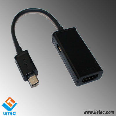 LM004 MHL USB2.0 Micro5Pin - HDMI + USB Micro5Pin cable for S2 S3 S4