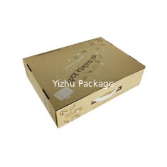 China Flexo printing mailer corrugated paper shipping box with handle supplier