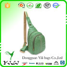Washed canvas + genuine leather Sling Bag Men's Messenger Shoulder Bag leisure bag