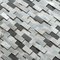 Black and silver rectangle mosaic metal no gap different height 3D effect supplier