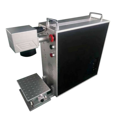 China Portable 20W 30W 50W metal fiber laser engraving cutting laser marking machine supplier