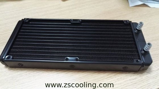 240mm aluminium radiator for computer watercooling