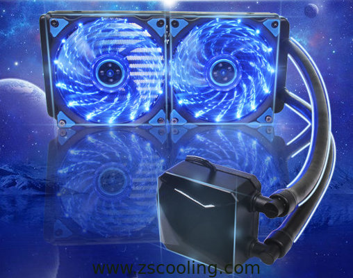 High Performance 12v 240 computer liquid cooler with 15LED fan