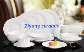 China white porcelain/ceramic dinner plate/12/20/30pieces dinnerware sets/ from guang xi beiliu Manufacturer&amp;factory china supplier
